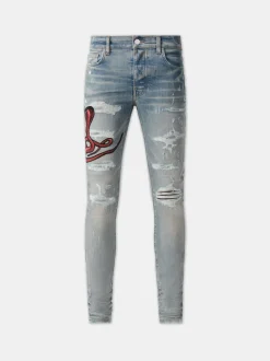 AMIRI Denim<RED POISON ARCHIVAL JEAN CLAY INDIGO