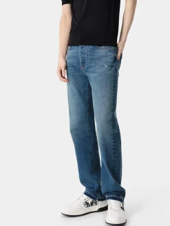 AMIRI Denim<RELEASED HEM STRAIGHT JEAN Dark Indigo