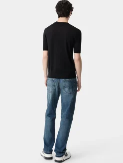 AMIRI Denim<RELEASED HEM STRAIGHT JEAN Dark Indigo