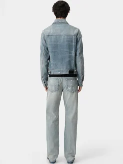 AMIRI Denim<RELEASED HEM STRAIGHT JEAN Antique Indigo