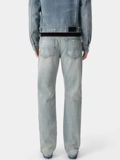 AMIRI Denim<RELEASED HEM STRAIGHT JEAN Antique Indigo