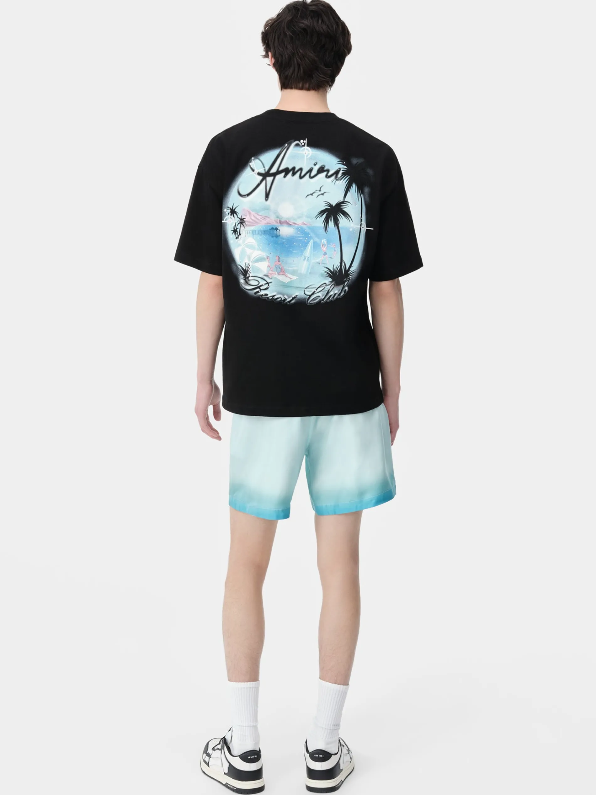 AMIRI Shorts & Sweatpants<RESORT CLUB SHORT Cerulean