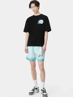 AMIRI Shorts & Sweatpants<RESORT CLUB SHORT Cerulean