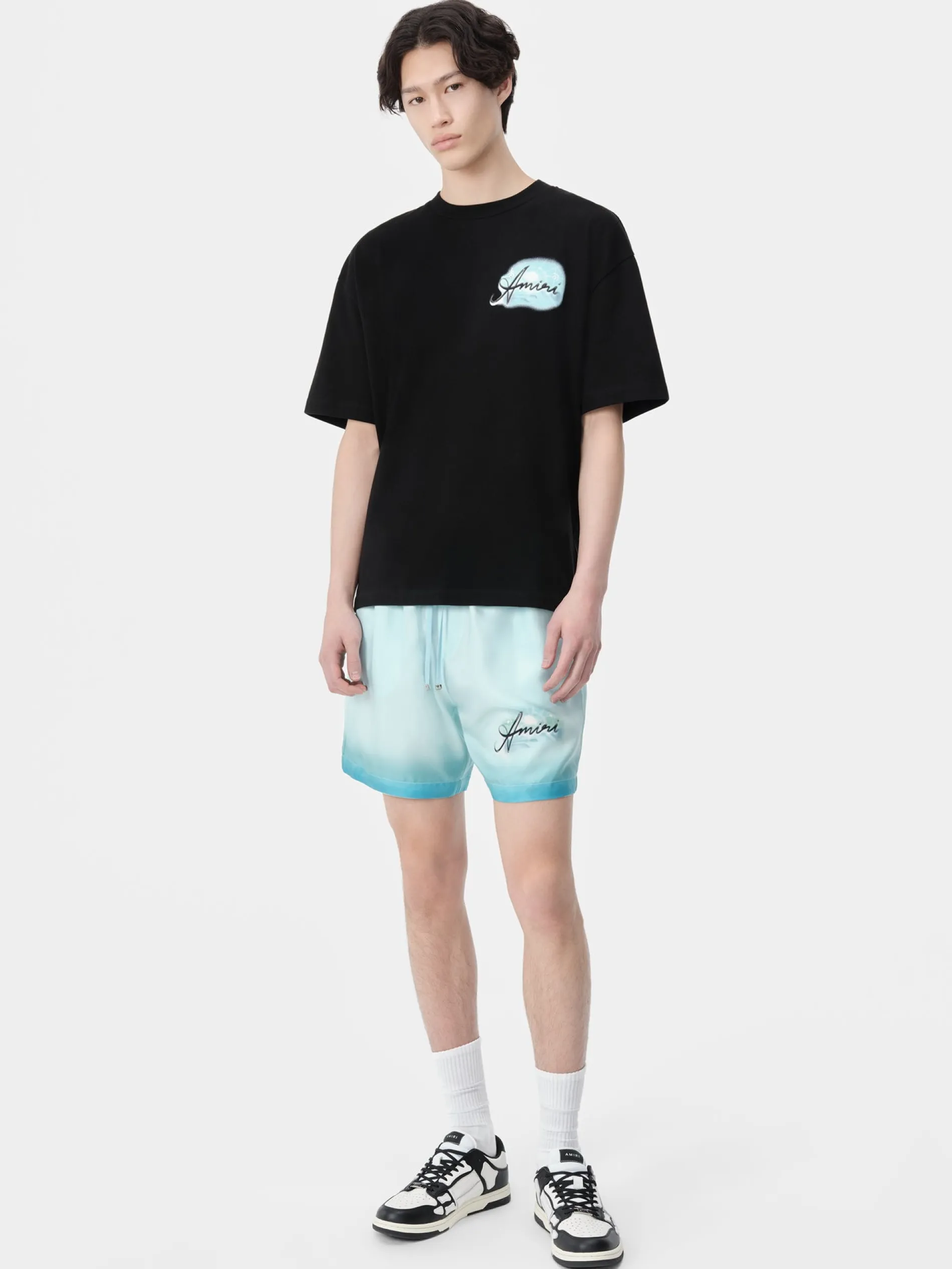 AMIRI Shorts & Sweatpants<RESORT CLUB SHORT Cerulean