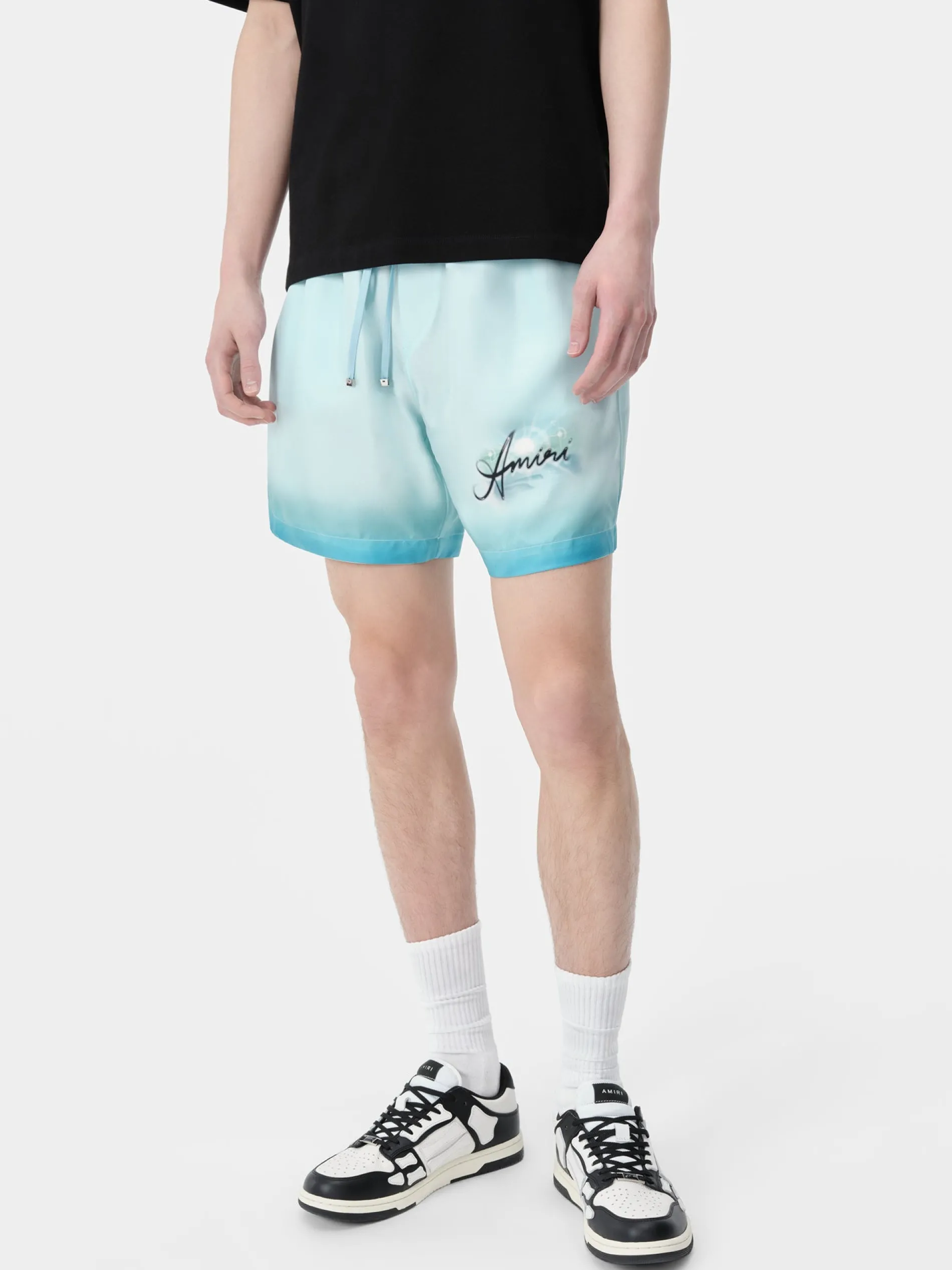 AMIRI Shorts & Sweatpants<RESORT CLUB SHORT Cerulean