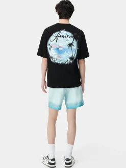 AMIRI Shorts & Sweatpants<RESORT CLUB SHORT Cerulean