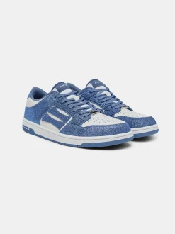 AMIRI Sneakers|Sneakers<SHIMMER SKEL-TOP LOW White Blue