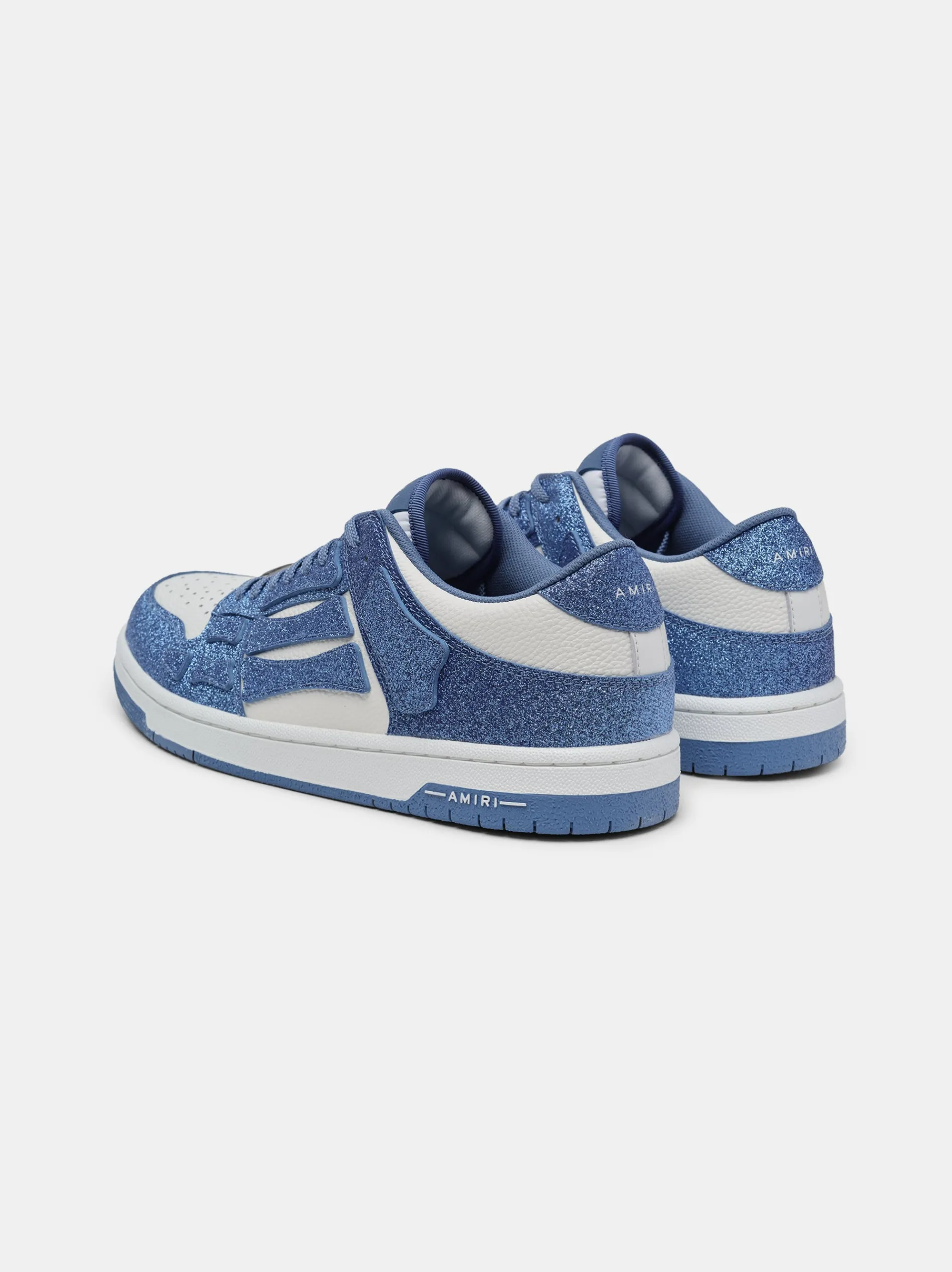 AMIRI Sneakers|Sneakers<SHIMMER SKEL-TOP LOW White Blue
