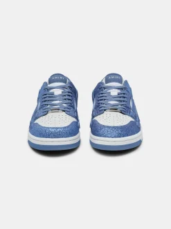 AMIRI Sneakers|Sneakers<SHIMMER SKEL-TOP LOW White Blue