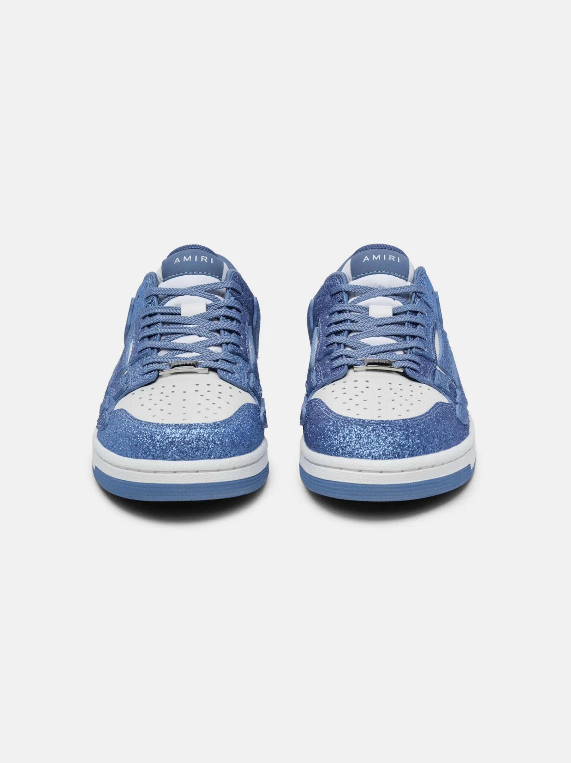 AMIRI Sneakers|Sneakers<SHIMMER SKEL-TOP LOW White Blue