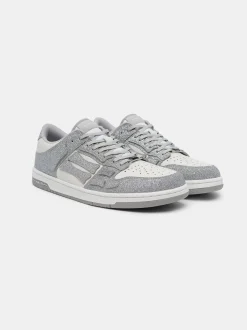 AMIRI Sneakers|Sneakers<SHIMMER SKEL-TOP LOW White Silver