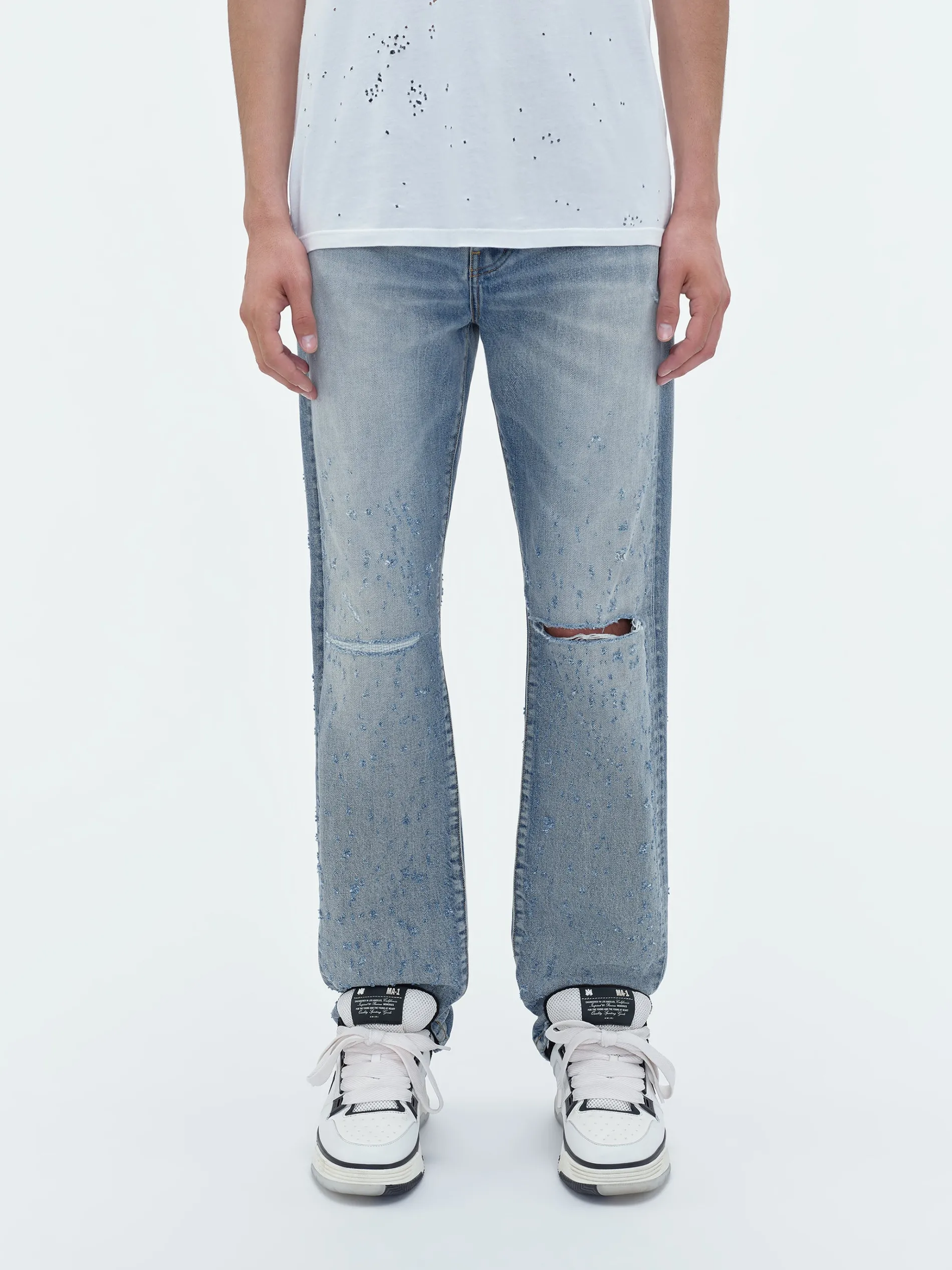 AMIRI Denim<SHOTGUN STRAIGHT JEAN Antique Indigo