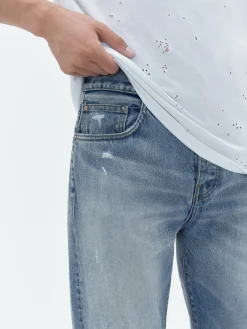 AMIRI Denim<SHOTGUN STRAIGHT JEAN Antique Indigo