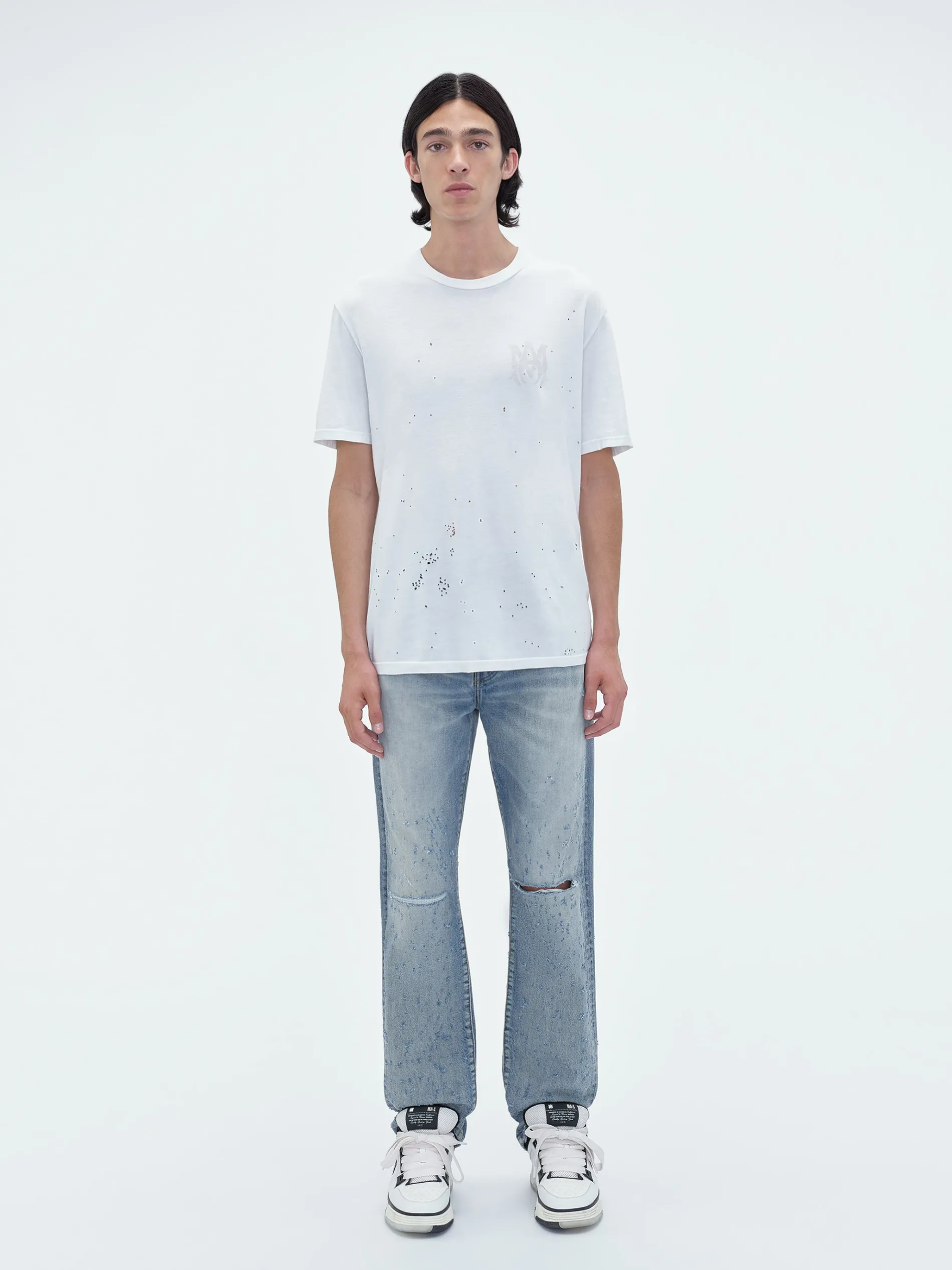AMIRI Denim<SHOTGUN STRAIGHT JEAN Antique Indigo