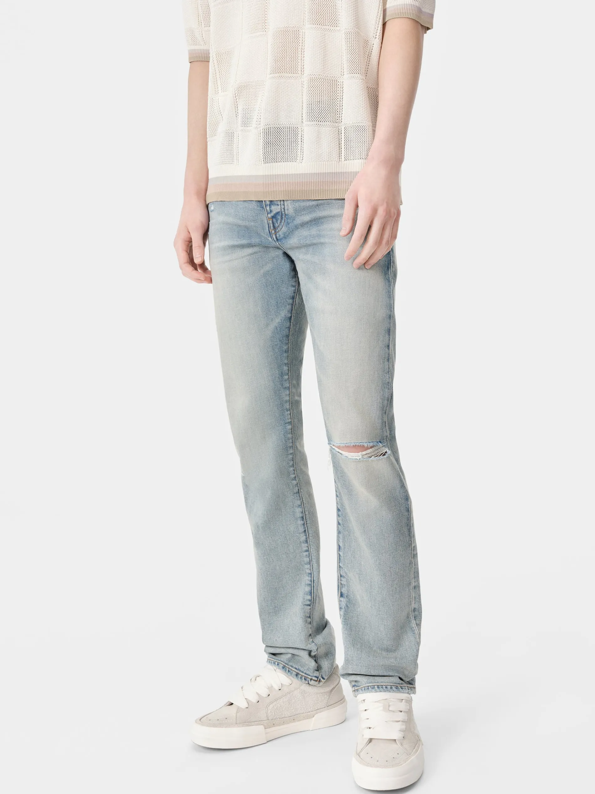AMIRI Denim<SLASH SLIM JEAN Antique Indigo