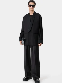 AMIRI Outerwear<SMOKING JACKET BLACK