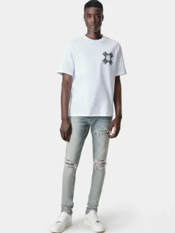 AMIRI Denim<SNAKE MX1 JEAN Antique Indigo