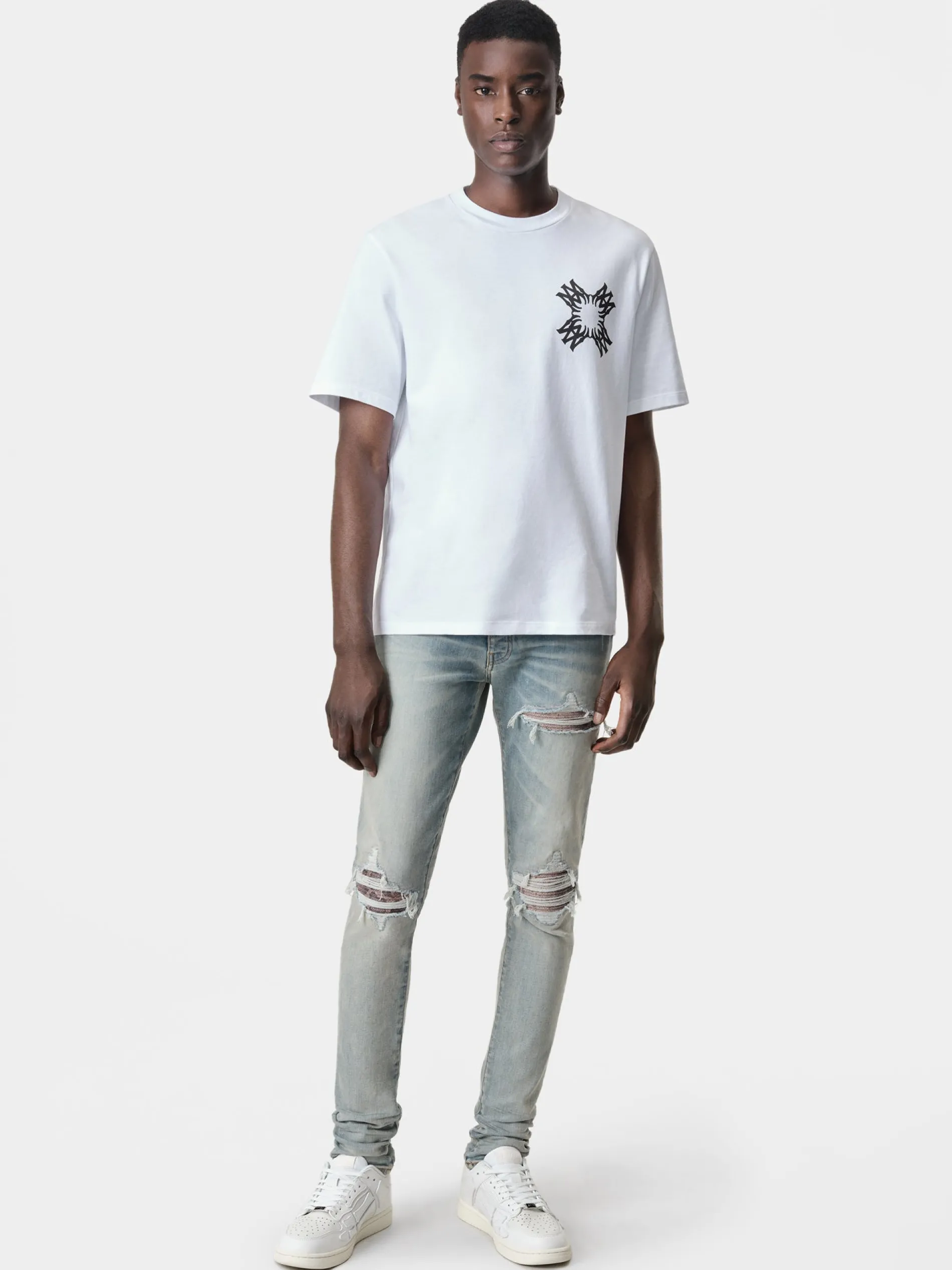 AMIRI Denim<SNAKE MX1 JEAN Antique Indigo