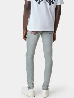 AMIRI Denim<SNAKE MX1 JEAN Antique Indigo