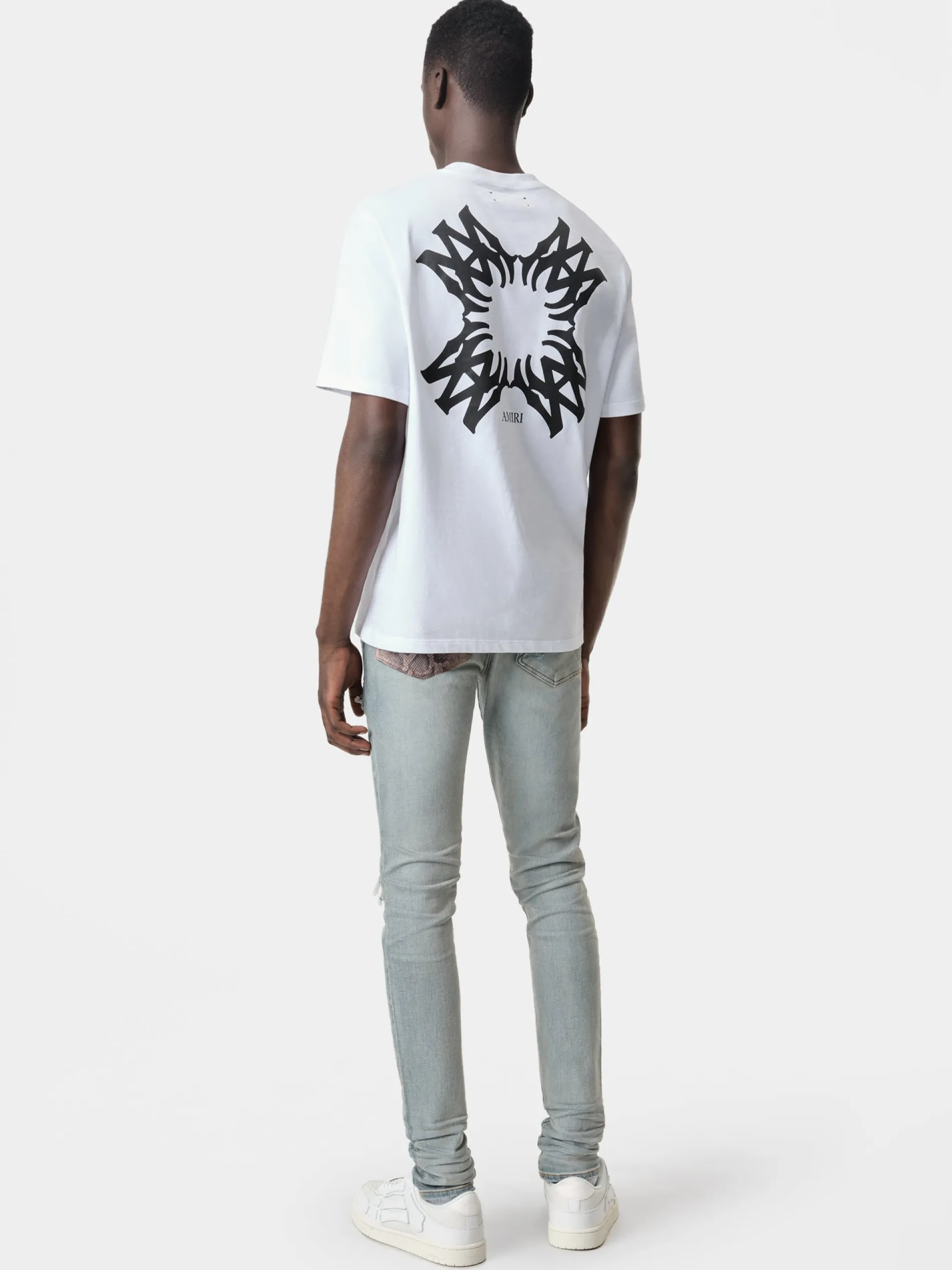 AMIRI Denim<SNAKE MX1 JEAN Antique Indigo