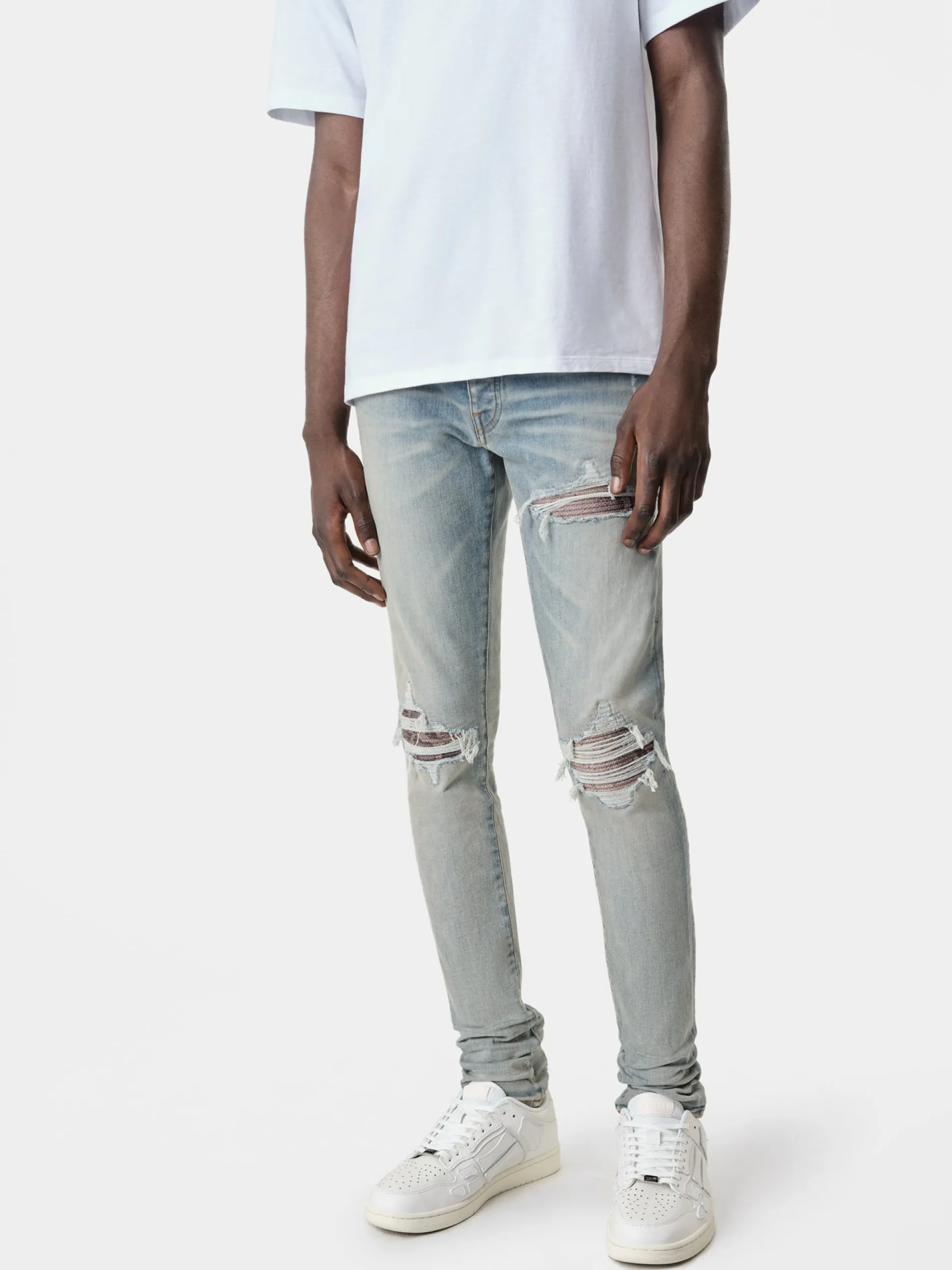 AMIRI Denim<SNAKE MX1 JEAN Antique Indigo