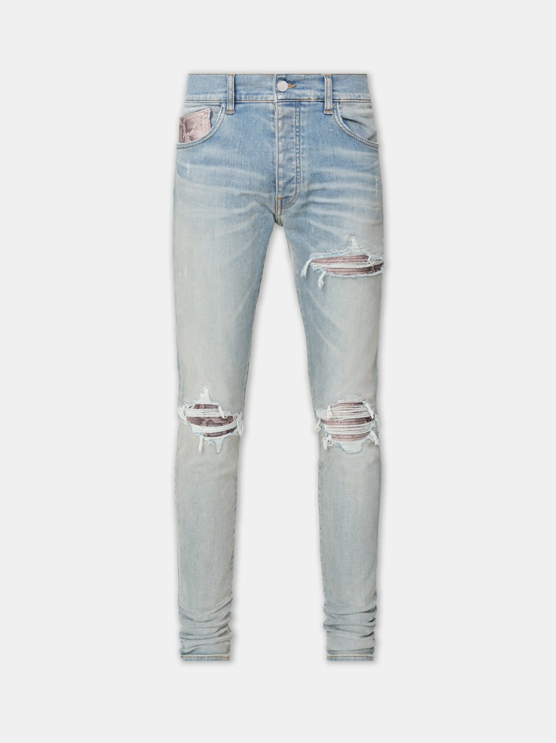 AMIRI Denim<SNAKE MX1 JEAN Antique Indigo