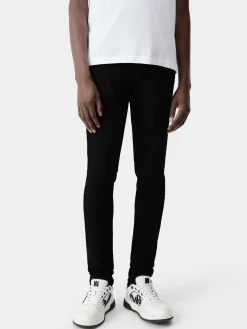 AMIRI Denim<Stack Jean BLACK OD