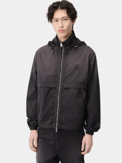 AMIRI Outerwear<SUNFADED MA WINDBREAKER BLACK