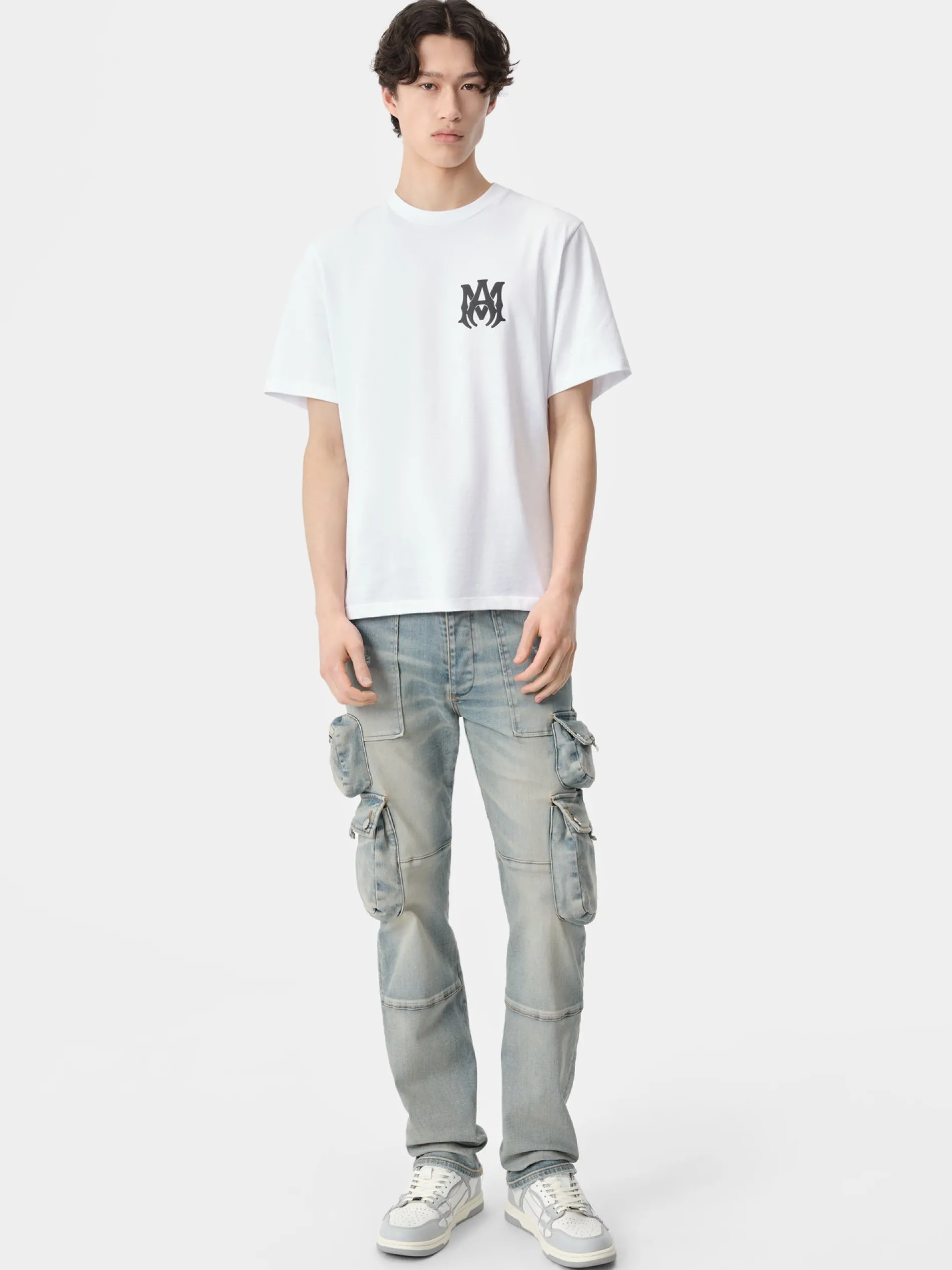 AMIRI Denim<TACTICAL CARGO Antique Indigo