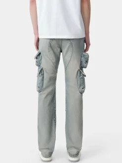 AMIRI Denim<TACTICAL CARGO Antique Indigo