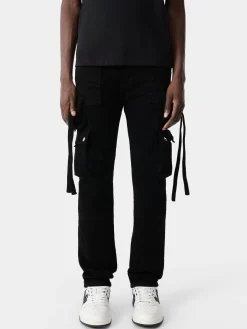 AMIRI Denim<TACTICAL CARGO BLACK OD