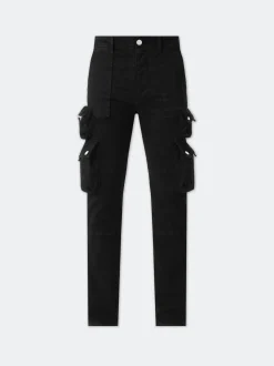 AMIRI Denim<TACTICAL CARGO BLACK OD
