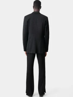 AMIRI Pants<TONAL MA QUAD KICK FLARE BLACK
