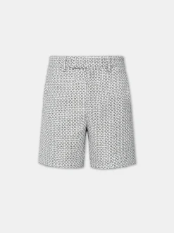 AMIRI Shorts & Sweatpants<TWEED FLAP POCKET PULL ON SHORT Cerulean