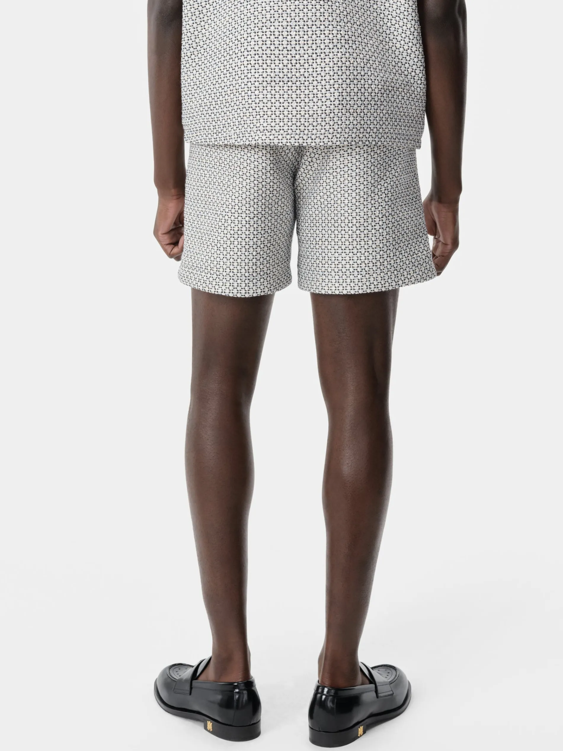 AMIRI Shorts & Sweatpants<TWEED FLAP POCKET PULL ON SHORT Cerulean