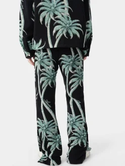 AMIRI Pants<TWISTED PALMS TAPESTRY PANT BLACK