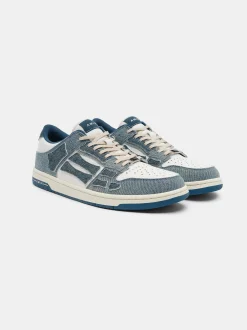 AMIRI Sneakers|Sneakers<VINTAGE DENIM SKEL-TOP LOW Slate Blue