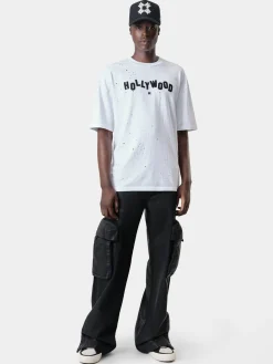 AMIRI Denim<WAX M65 BAGGY CARGO BLACK OD