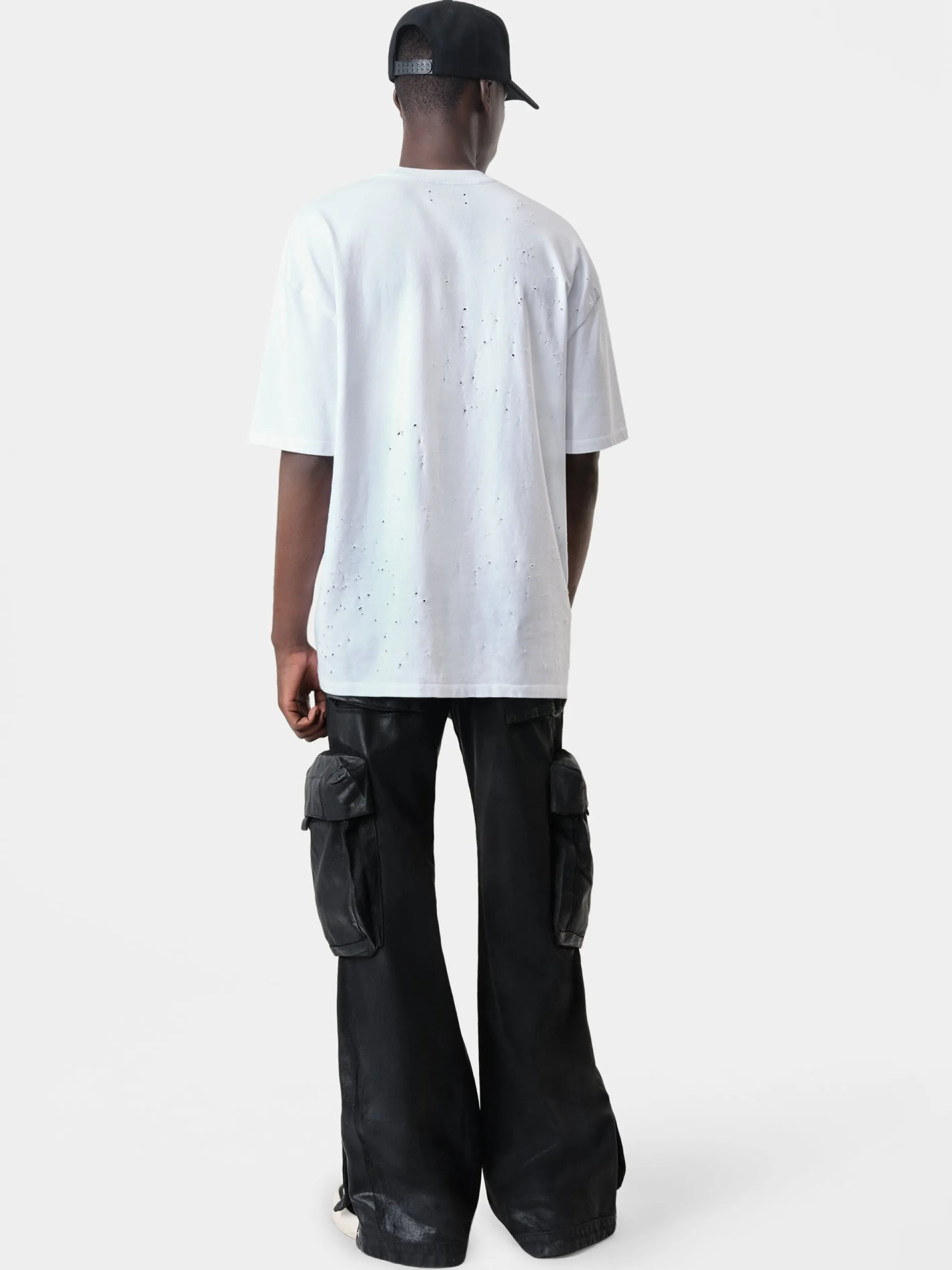 AMIRI Denim<WAX M65 BAGGY CARGO BLACK OD