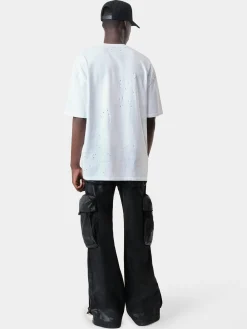 AMIRI Denim<WAX M65 BAGGY CARGO BLACK OD