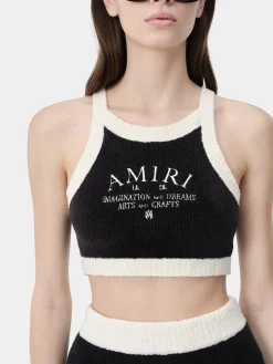 AMIRI Knitwear|Tees<WOMEN'S ARTS DISTRICT TANK BLACK