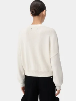AMIRI Knitwear<WOMEN'S ARTS DISTRICT CREW White