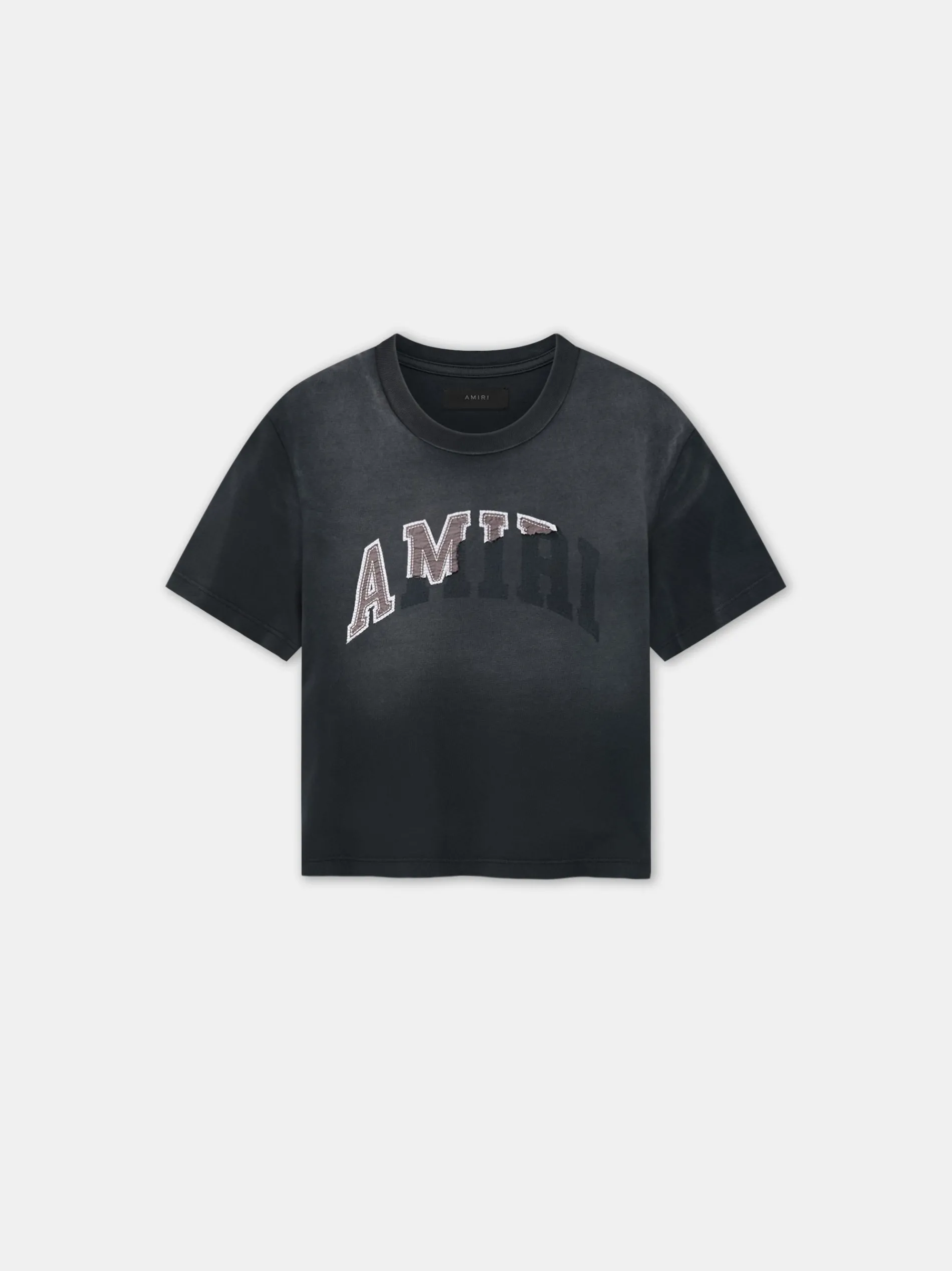 AMIRI Jersey|Tees<WOMEN'S VINTAGE BABY TEE Aged Black