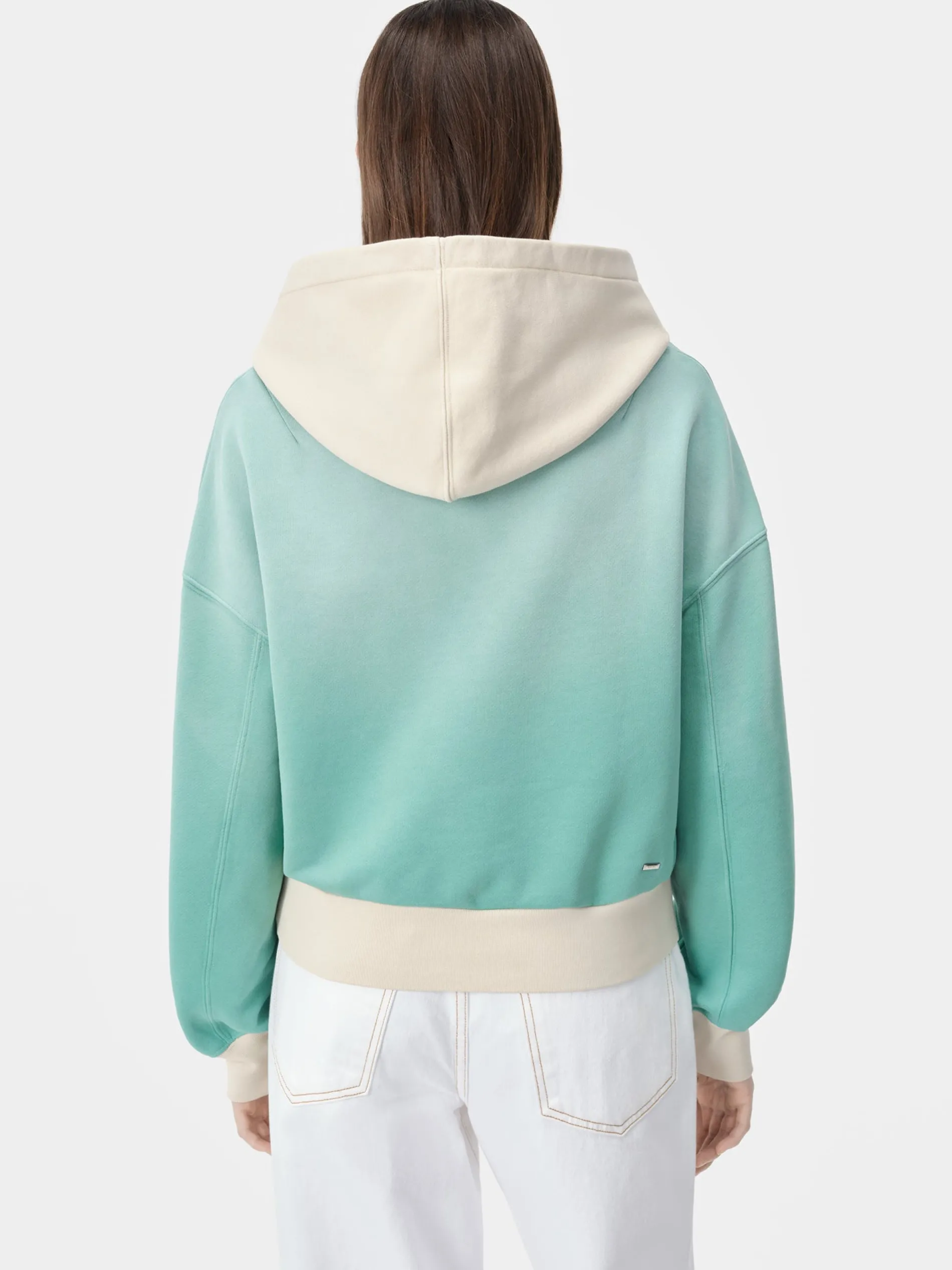 AMIRI Sweatshirts|Jersey<WOMEN'S VINTAGE HOODIE Sea Blue