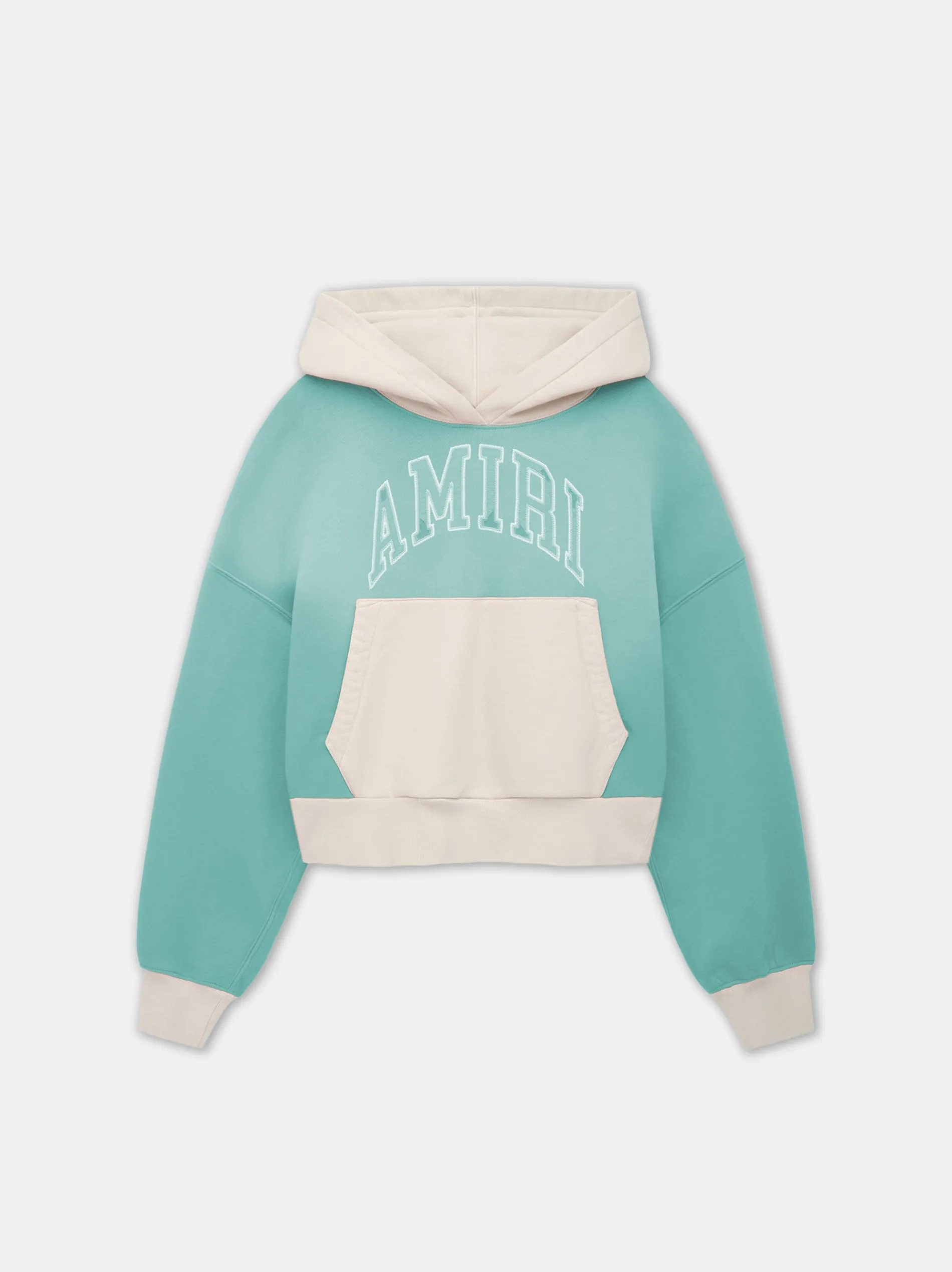 AMIRI Sweatshirts|Jersey<WOMEN'S VINTAGE HOODIE Sea Blue