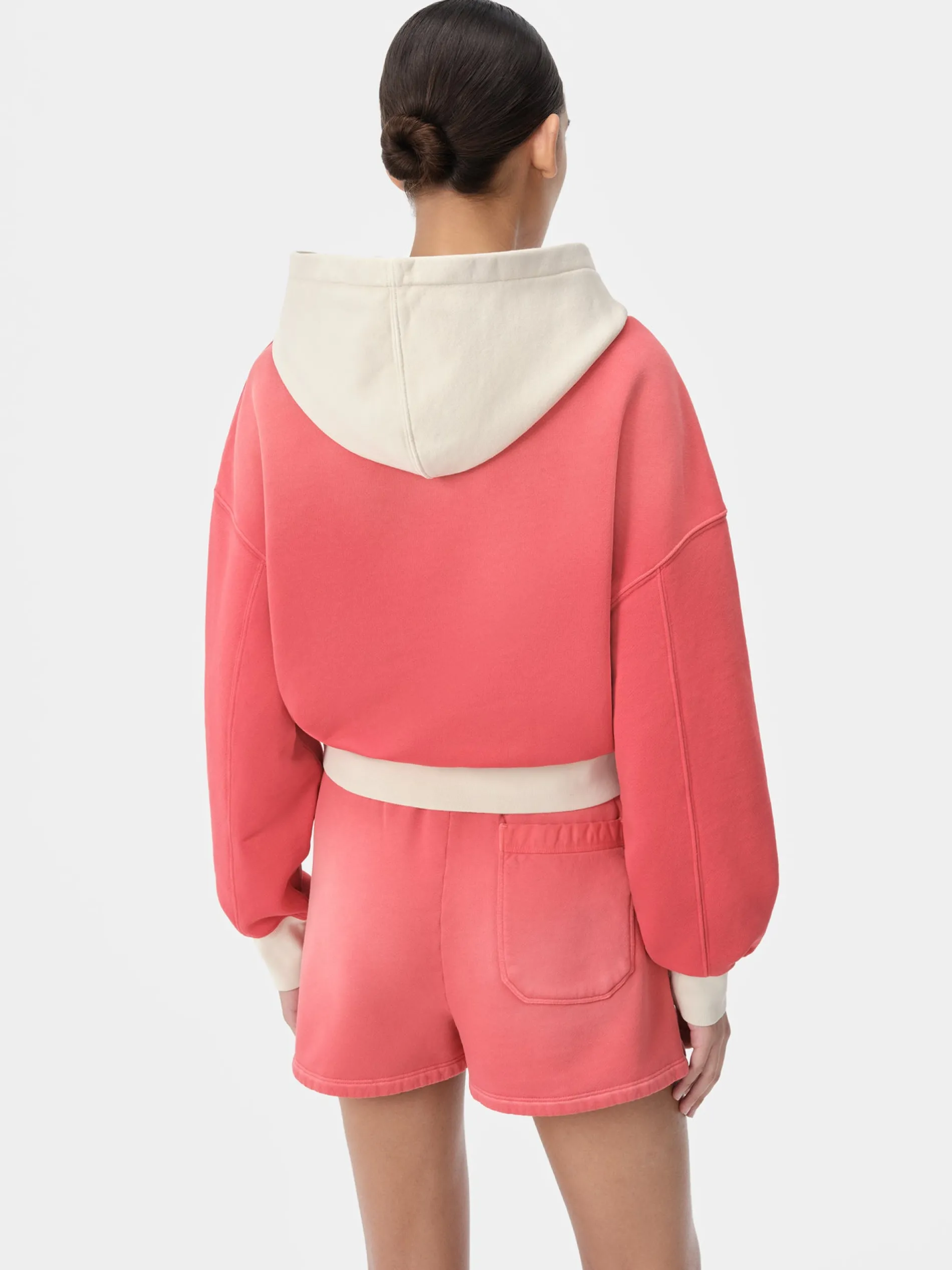 AMIRI Sweatshirts|Jersey<WOMEN'S VINTAGE HOODIE Flamingo Pink