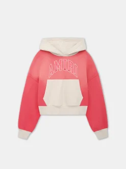AMIRI Sweatshirts|Jersey<WOMEN'S VINTAGE HOODIE Flamingo Pink