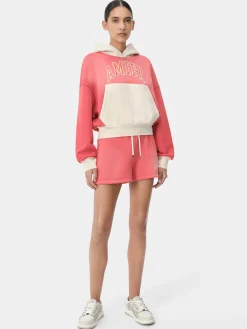 AMIRI Shorts & Sweatpants|Jersey<WOMEN'S VINTAGE SHORT Flamingo Pink