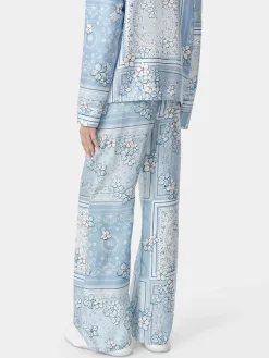 AMIRI Pants<WOMEN'S BANDANA FLORAL PJ PANT Cerulean