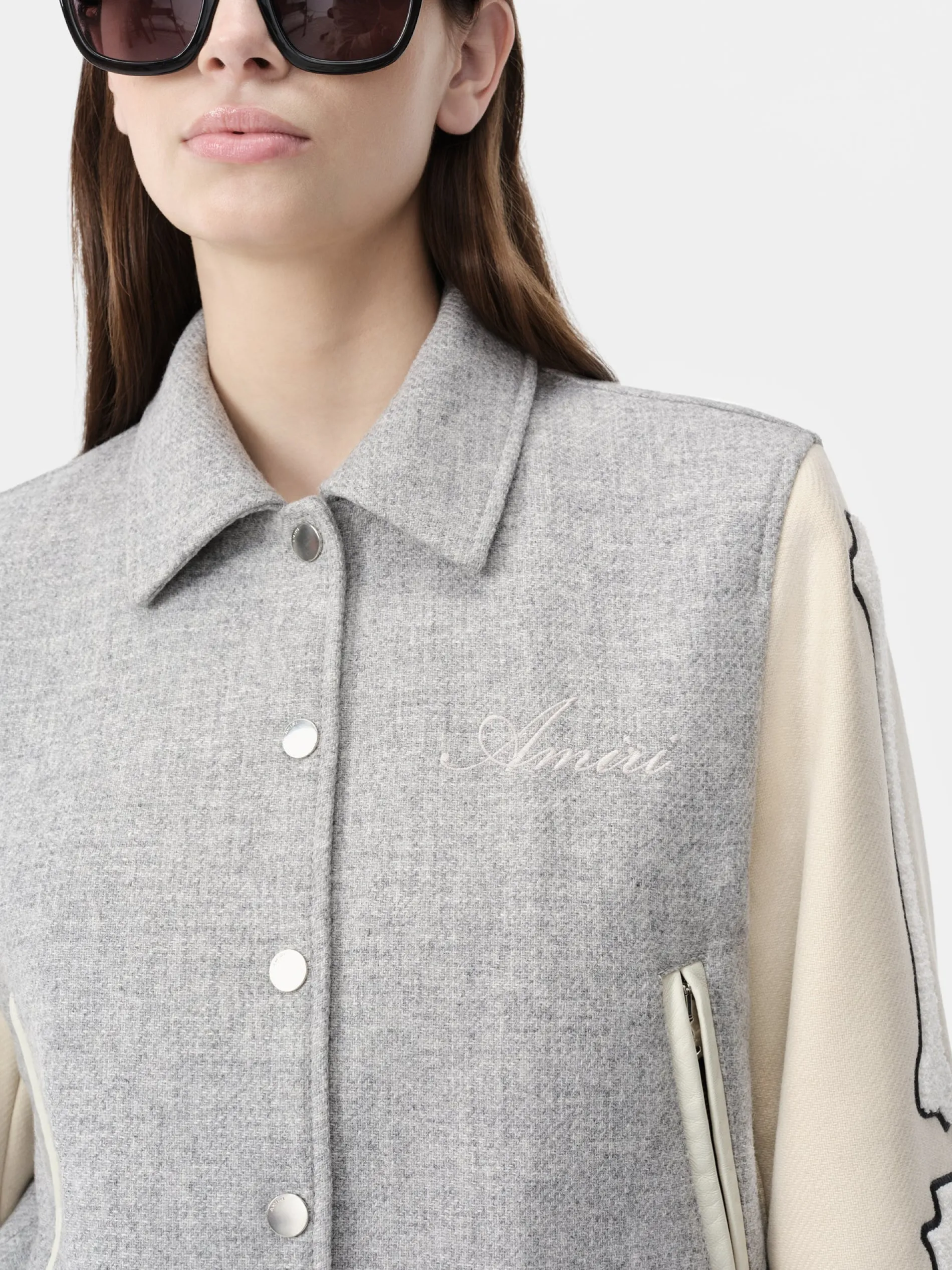 AMIRI Outerwear<WOMEN'S BONES JACKET Grey